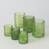 Set dvoch sklenených svietnikov Viko (Variant Svetlozelené)
