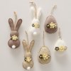 Sada 3 plstených veľkonočných figúrok (Variant 3x zajko)