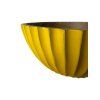 Drevená miska so žltou glazúrou