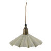 Vejárová kovová lampa Lunel - krémová