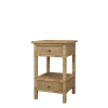 Nočný stolík s 2 zásuvkami