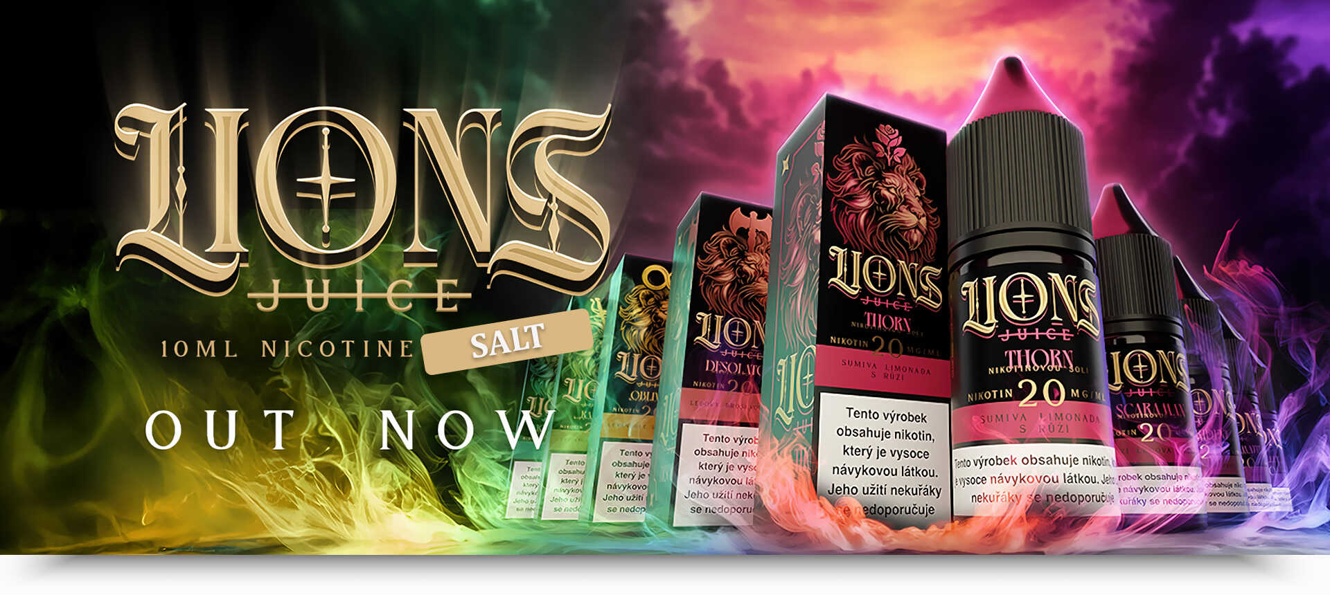 E-liquidy Lions Juice Salt | Joyetech.cz - elektronické cigarety