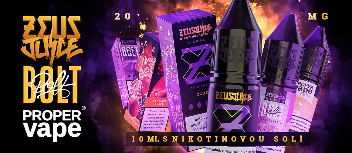 E-liquidy Zeus Juice | Joyetech.cz - elektronické cigarety