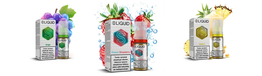 Sliquid Salt e-liquid, banner.