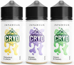 Infamous Cryo shake and vape příchuť 60ml – parametry a specifikace