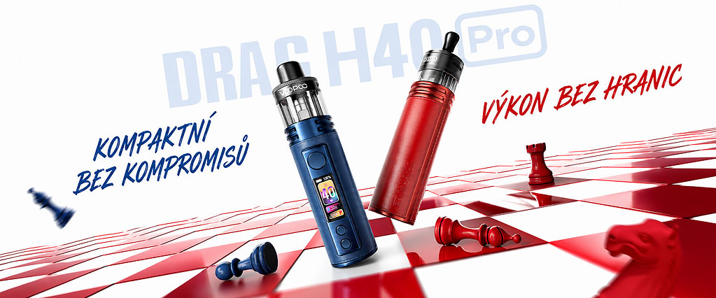 Moderní technologie a bezpečnostní prvky VooPoo Drag H40 Pro Pod Kit