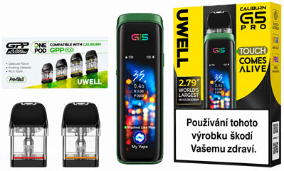 Parametry a specifikace Uwell Caliburn G5 PRO