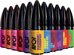 Technické parametry a specifikace e-liquidu RIOT X