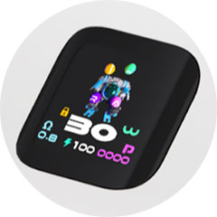 Barevný 0,85 palcový TFT displej SMOK Arco Digi Pro se třemi motivy