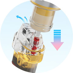 Pod Cartridge SMOK NOVO SLR 2 ml s automatickým uzavíráním plnícího otvoru