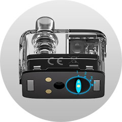 VOOPOO Doric Go – top airflow systém se čtyřmi nastavitelnými polohami