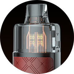 Výkon až 45 W s cartridge 0,3 Ω Dual Mesh Uwell Typhos SE Pod Kit