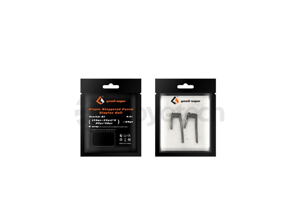 Staple Staggered Fused Clapton KA1 - předmotané spirálky - GeekVape