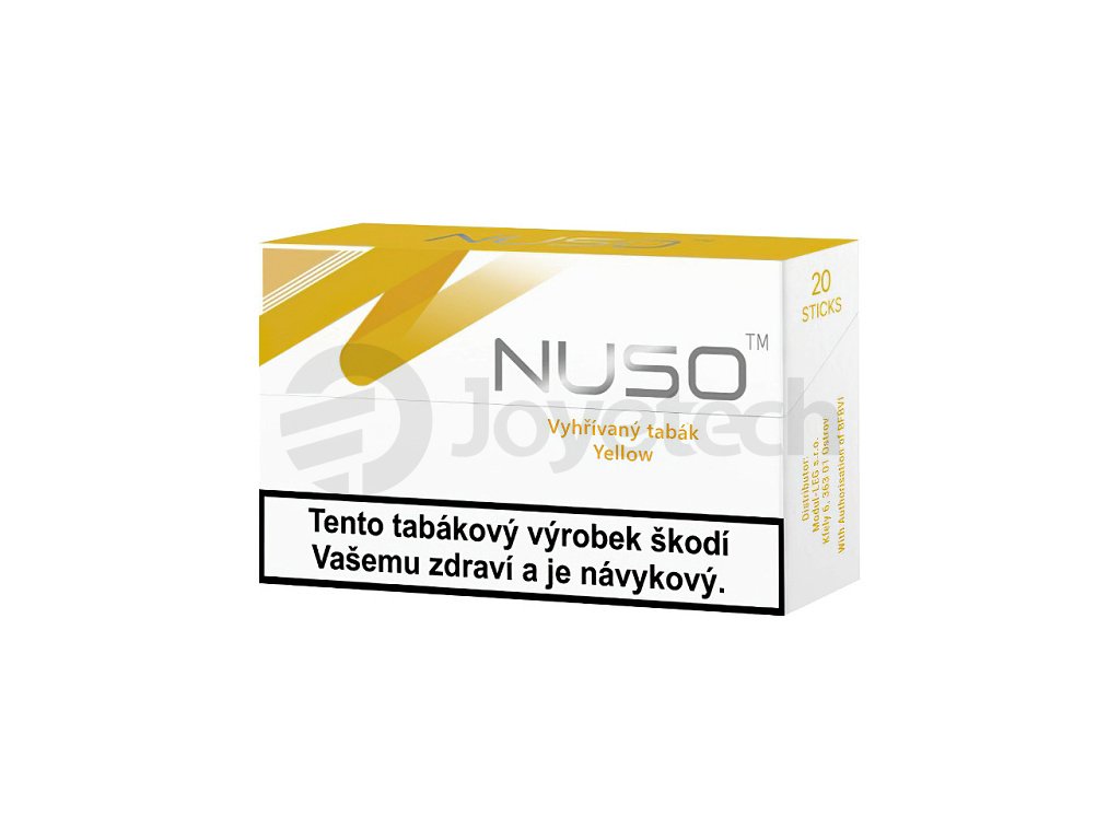 NUSO - Heat Not Burn - Yellow, produktový obrázek.