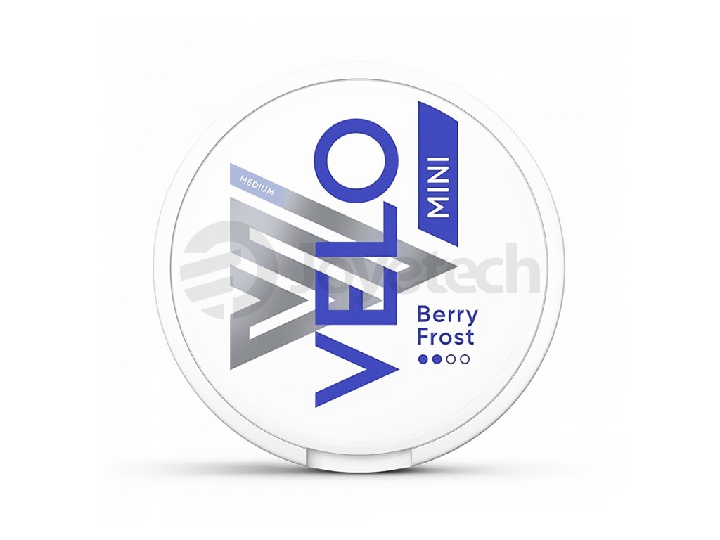 VELO - nikotinové sáčky - Berry Frost Mini - 12mg /g, produktový obrázek.