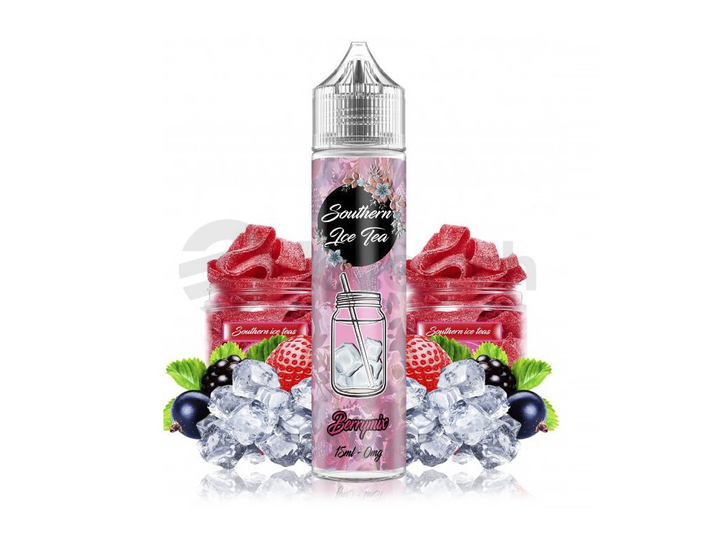 Southern Ice Tea - Shake & Vape - Berry Mix - 15ml, produktový obrázek.