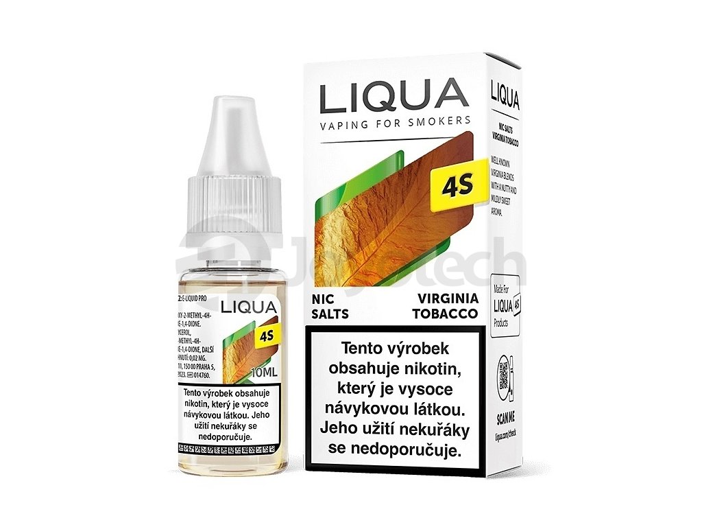 Liqua 4S - Virginia Tobacco - 18mg, produktový obrázek.