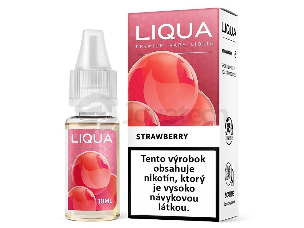 Liqua Elements SK - Strawberry - Jahoda - 10ml - 3mg, produktový obrázek.