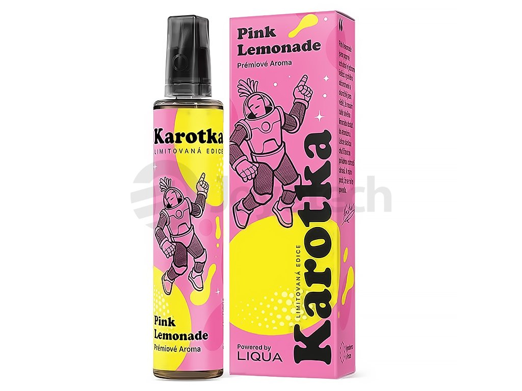Liqua Mix&Go by Karotka - Pink Lemonade - 12ml, produktový obrázek.