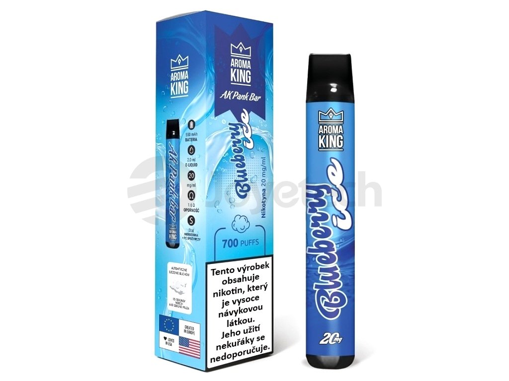 Aroma King AK Pank Bar - 20mg - Blueberry ICE, produktový obrázek.