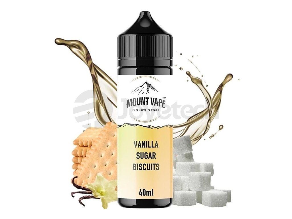 Mount Vape - Shake & Vape - Vanilla Sugar Biscuits - 40ml, produktový obrázek.