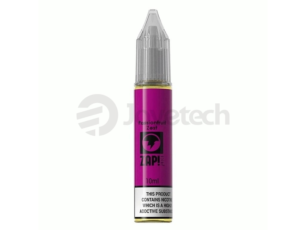 ZAP! Juice Salt - Passionfruit Zest - 10ml - 20mg, produktový obrázek.