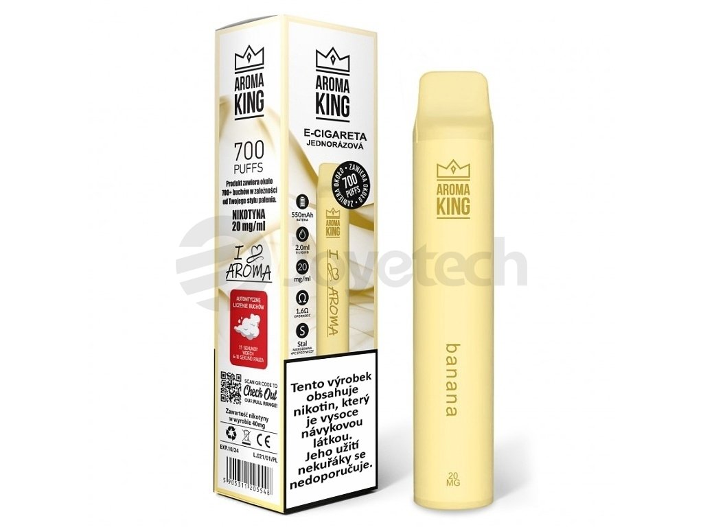 Aroma King I Love Aroma - 20mg - Banana, produktový obrázek.