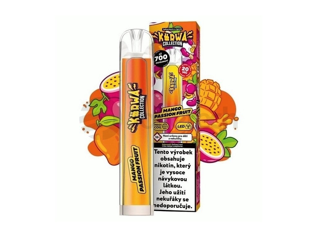 Kurwa Collection - 20mg - Mango Passion Fruit, produktový obrázek.