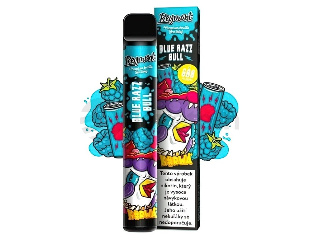 Kurwa Reymont - 20mg - Bluerazz Bull, produktový obrázek.