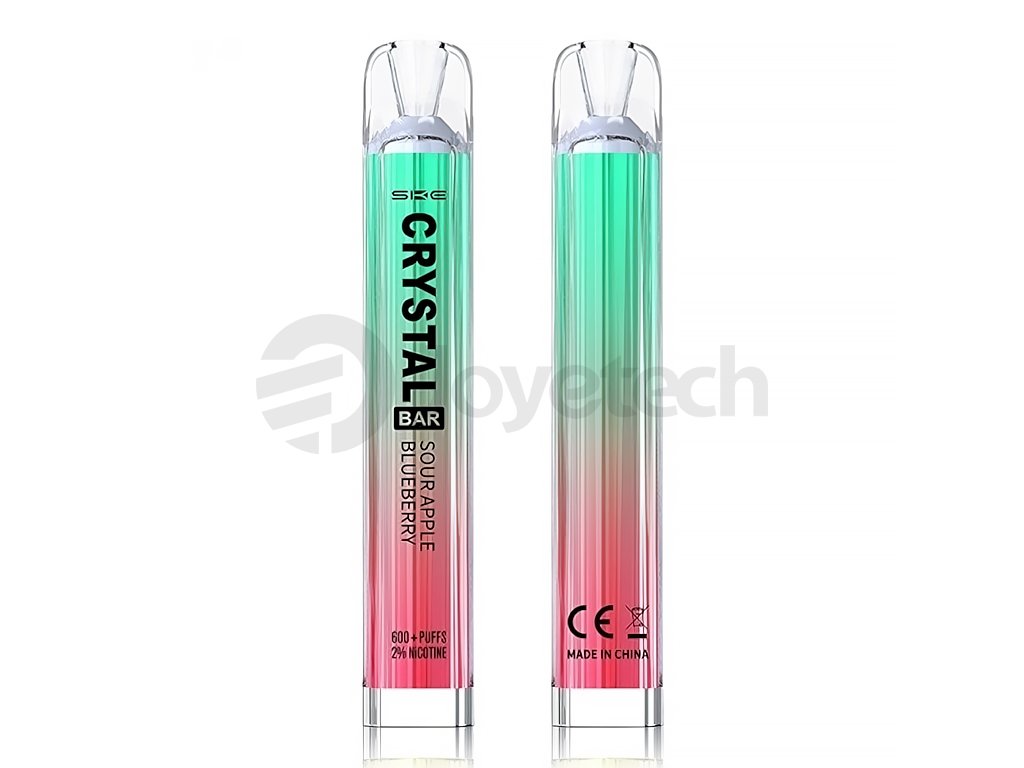 SKE Crystal BAR - Sour Apple Blueberry - 20mg, produktový obrázek.