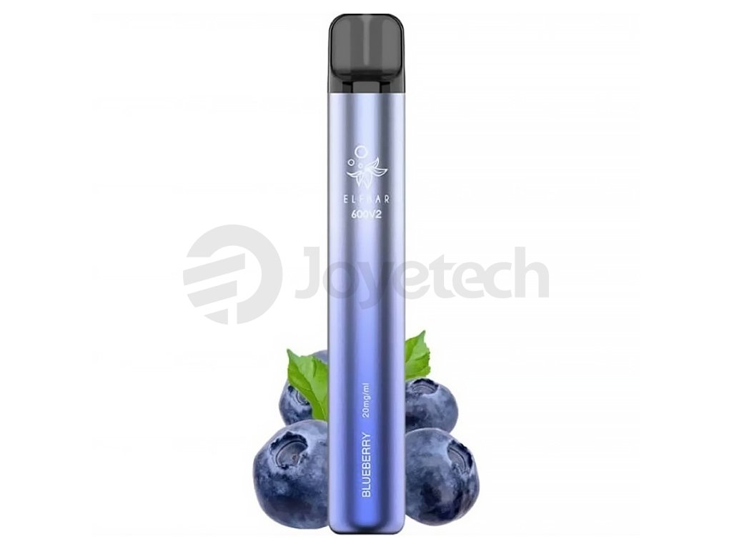 Elf Bar 600 V2 - 20mg - Blueberry (Borůvka), produktový obrázek.
