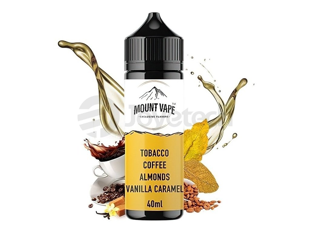 Mount Vape - Shake & Vape - Tobacco Coffee Almonds Vanilla Caramel - 40ml, produktový obrázek.