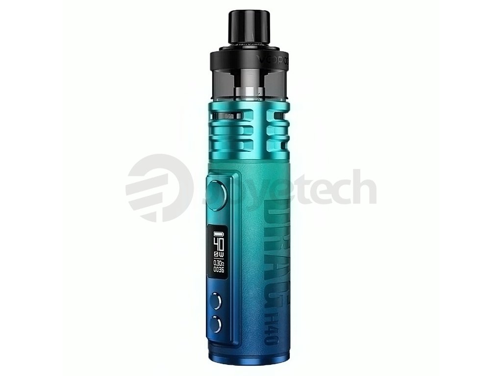VOOPOO DRAG H40 - Pod Kit - 1500mAh - Sky Blue, produktový obrázek.