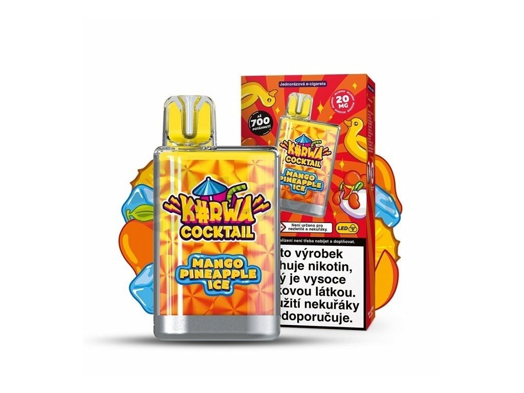 Kurwa Cocktail - 20mg - Mango Pineapple ICE, produktový obrázek.