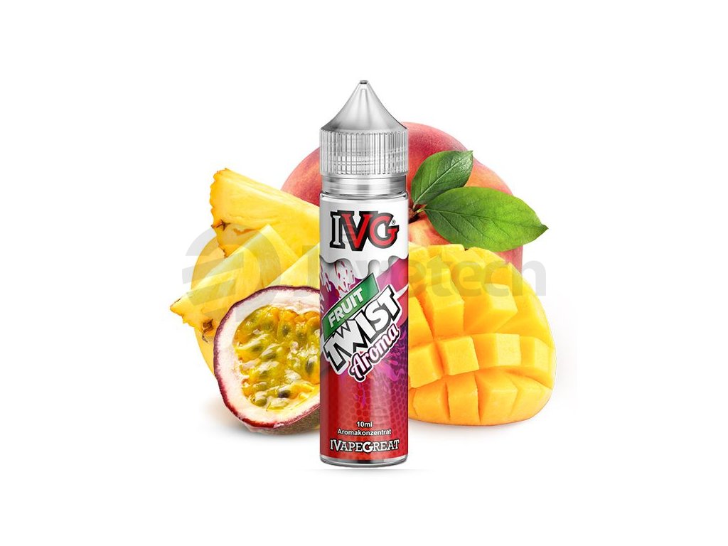 IVG - Classics Series - S&V - Fruit Twist (Broskev, marakuja, mango, ananas) - 10ml, produktový obrázek.