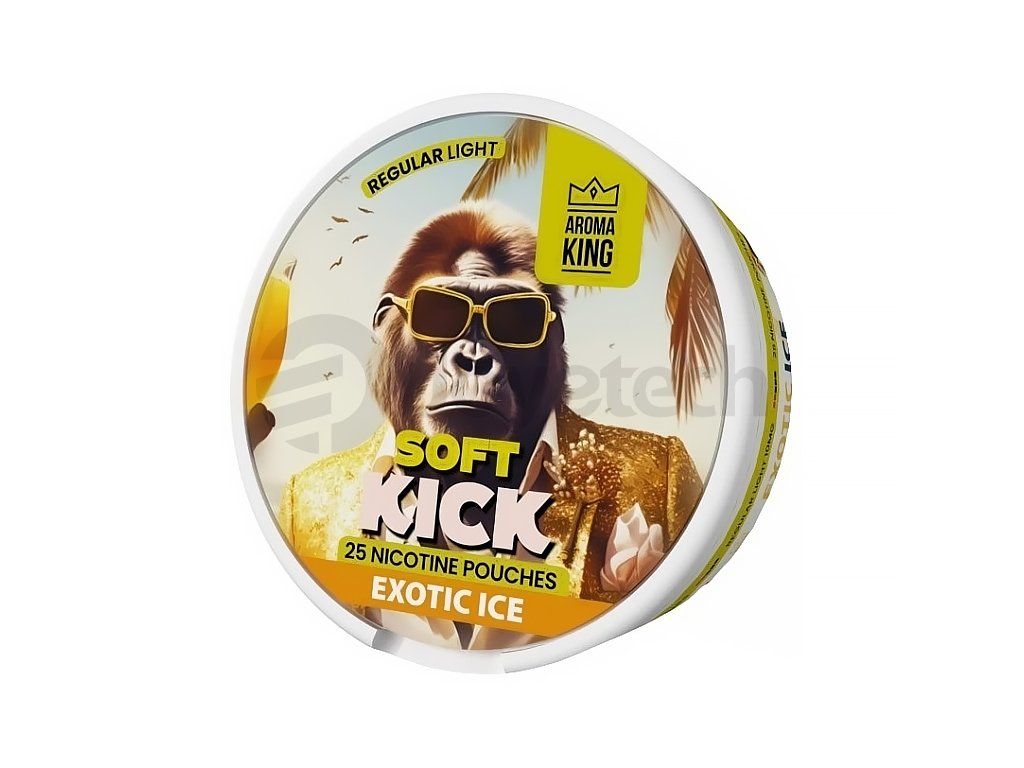 Aroma King Soft Kick - nikotinové sáčky - Exotic ICE - 10mg /g, produktový obrázek.