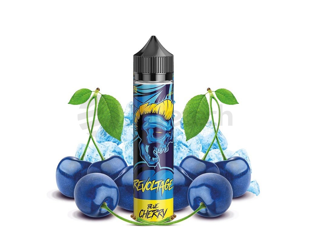 Revoltage - S&V - Blue Cherry (Chladivá třešeň) - 10ml, produktový obrázek.