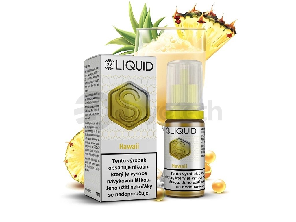 SLIQUID - Hawaii (Pina Colada a Ananas) - 10mg, produktový obrázek.