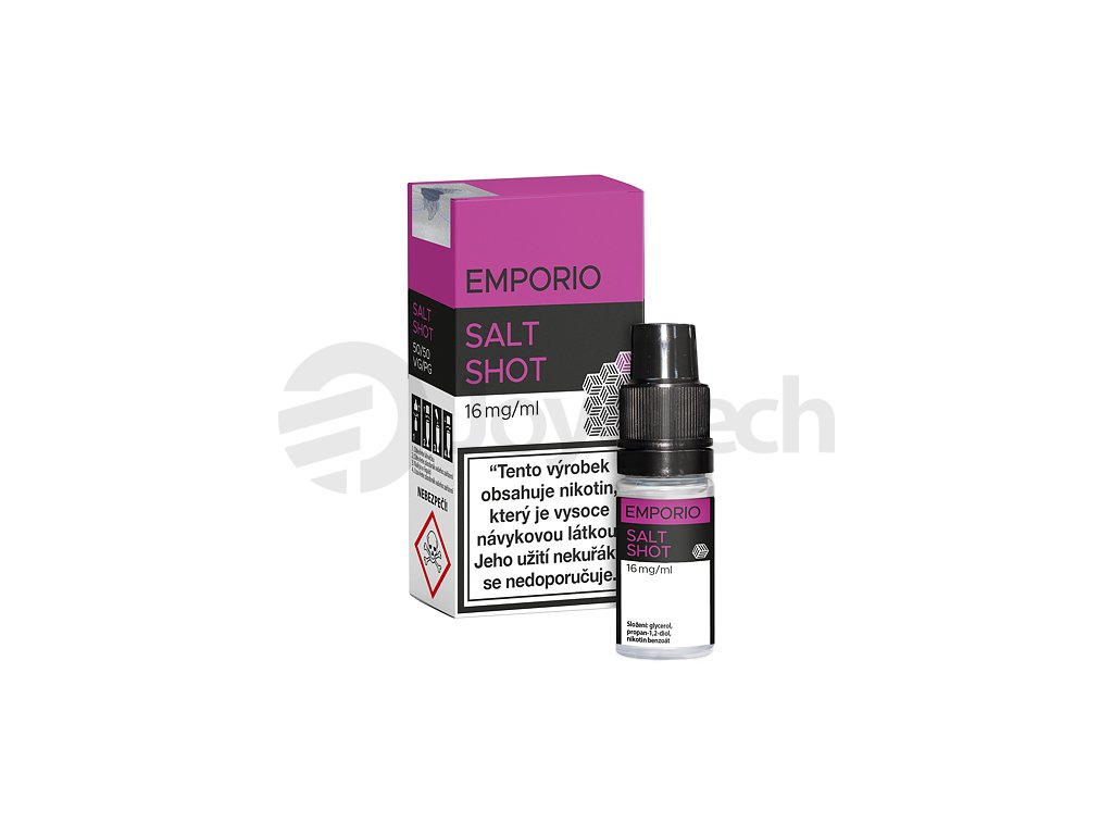 Emporio SALT SHOT FIFTY - 50VG/50PG - 10ml - 16mg, produktový obrázek.