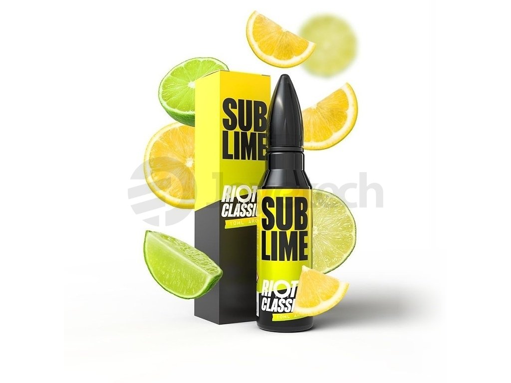 Riot CLASSICS - S&V - Citronovo-limetkový mix - 10ml, produktový obrázek.