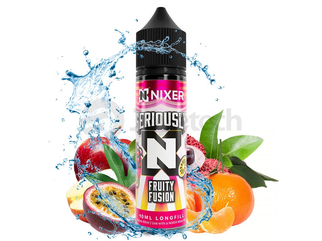 Nixer Seriously - S&V - Fruity Fusion - 10ml, produktový obrázek.