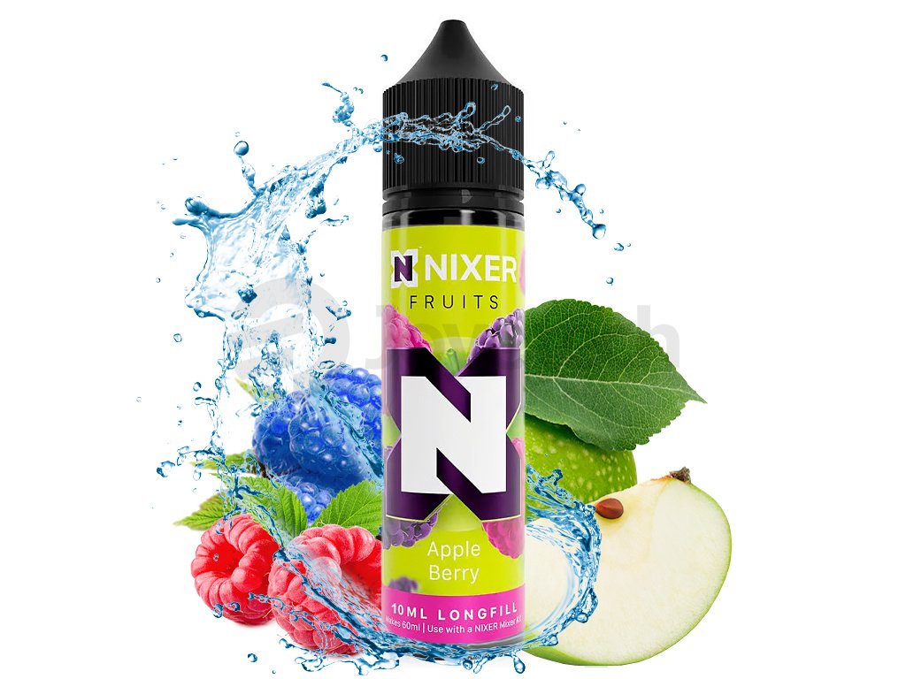 Nixer Fruits - S&V - Apple Berry - 10ml, produktový obrázek.