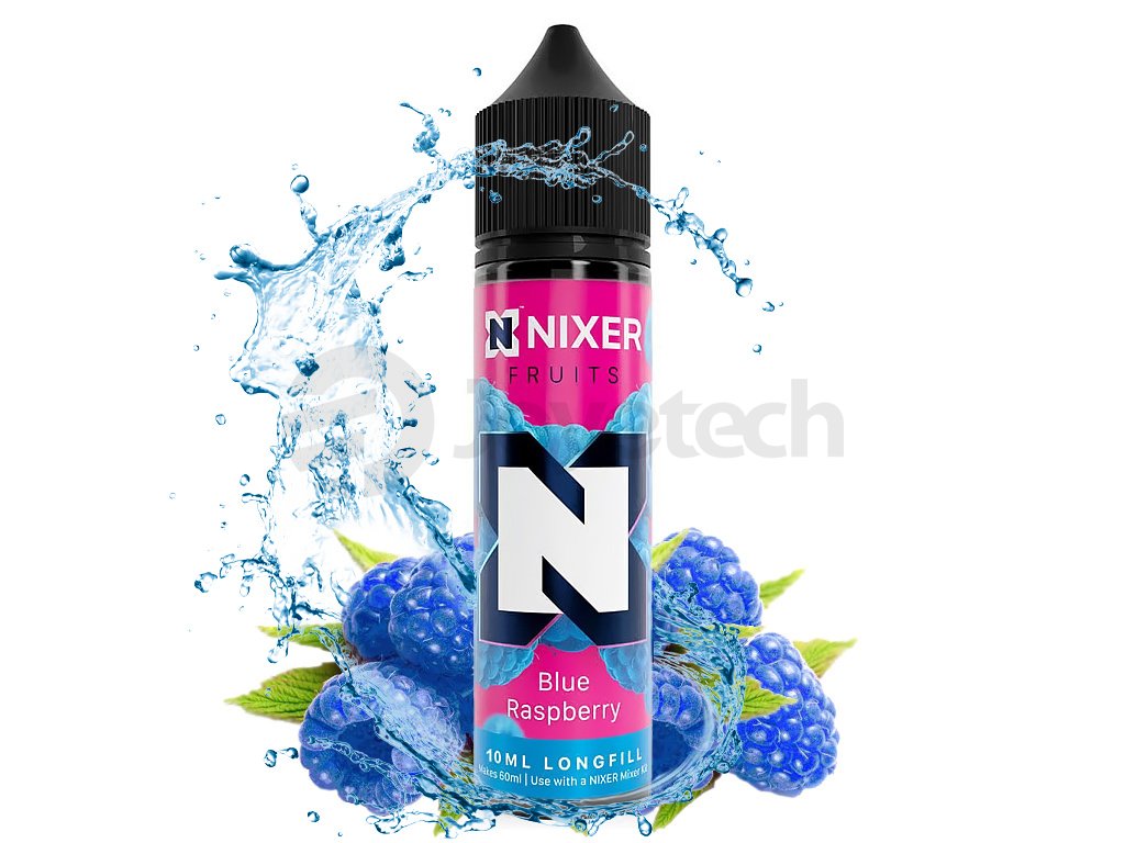 Nixer Fruits - S&V - Blue Raspberry - 10ml, produktový obrázek.