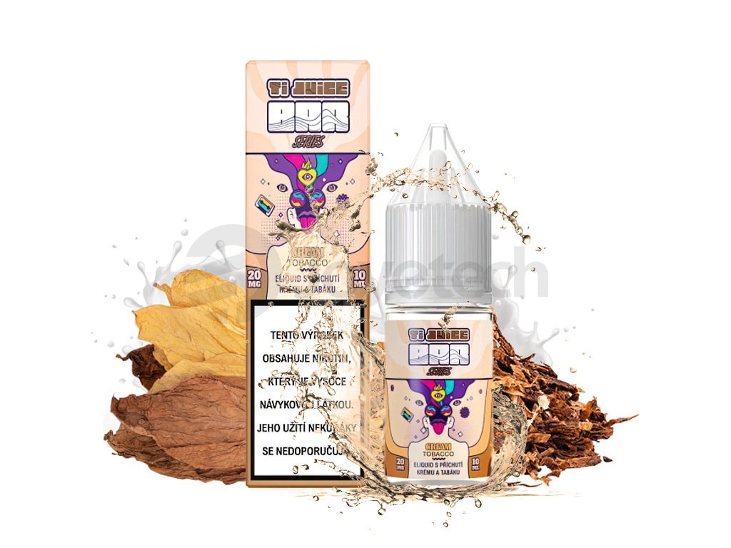 TI Juice Bar Series - Cream Tobacco - 20mg, produktový obrázek.
