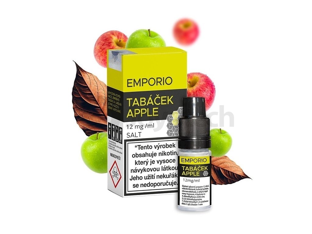 Emporio Salt - Tabáček Apple - 12mg, produktový obrázek.