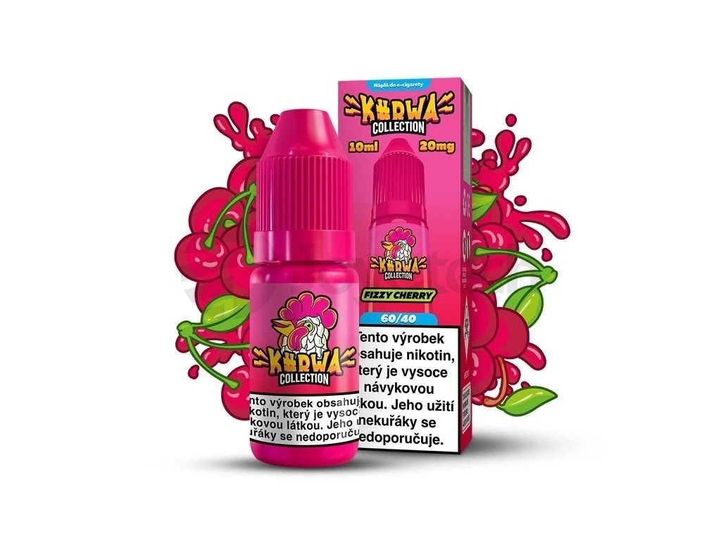 Kurwa Collection - Fizzy Cherry - 20mg, produktový obrázek.