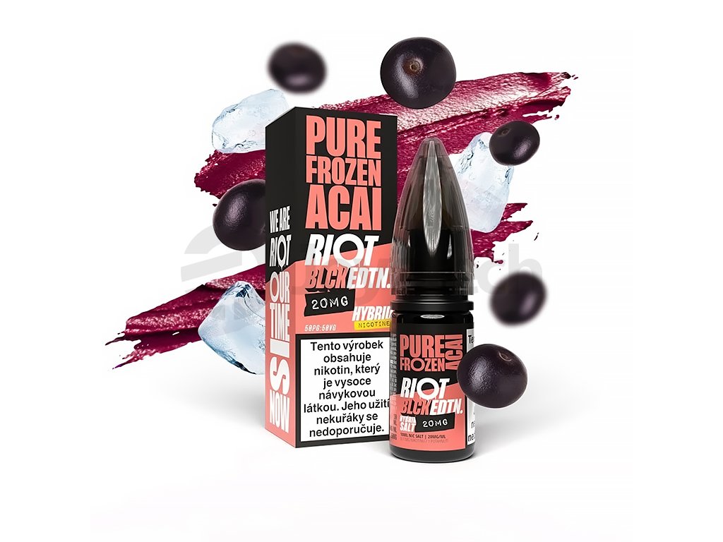 Riot SALT Hybrid - Pure Frozen Acai - 20mg, produktový obrázek.
