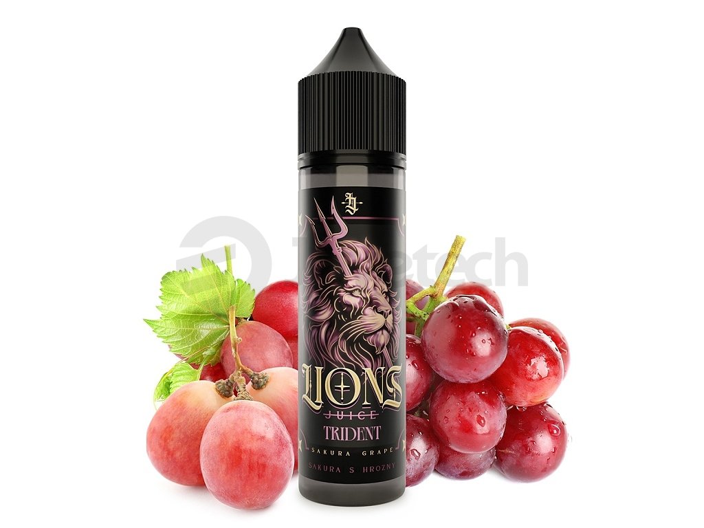 Lions Juice - S&V - Trident (Hroznové víno s nádechem Sakury) - 10ml, produktový obrázek.
