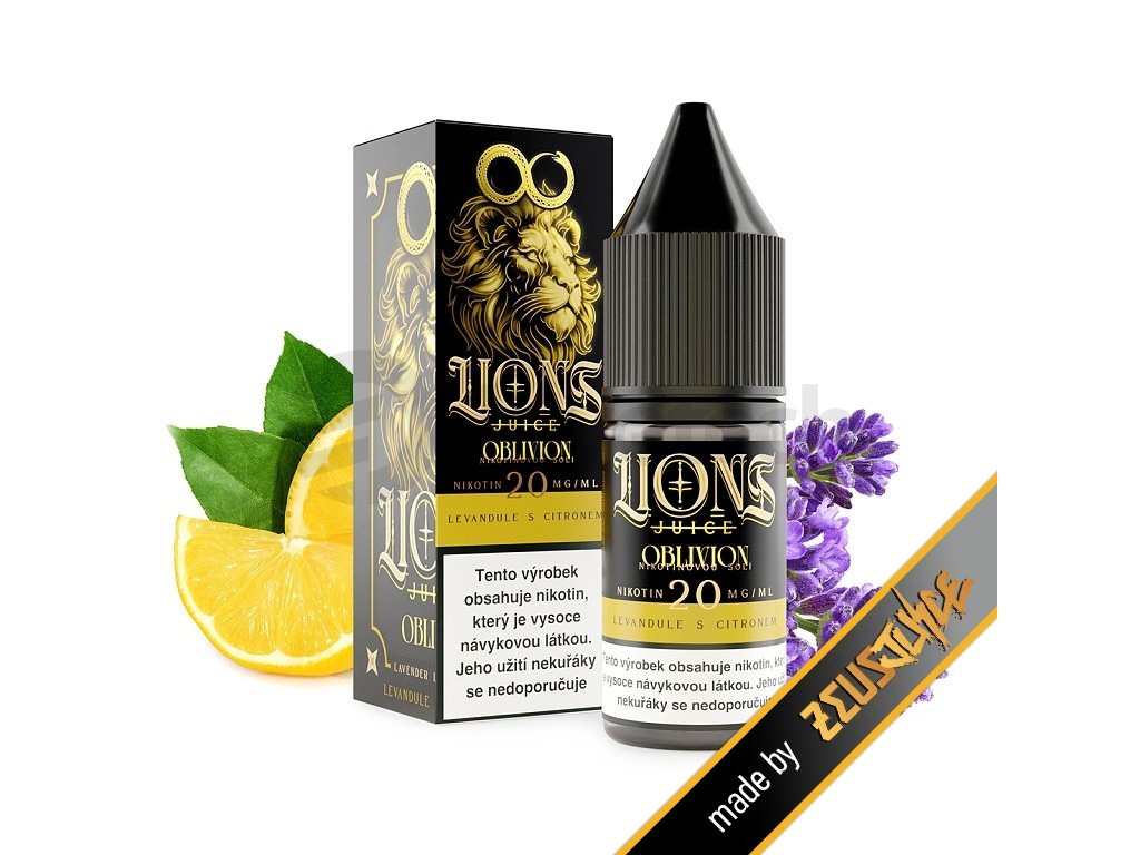 Lions Juice Salt - Oblivion - 10mg, produktový obrázek.