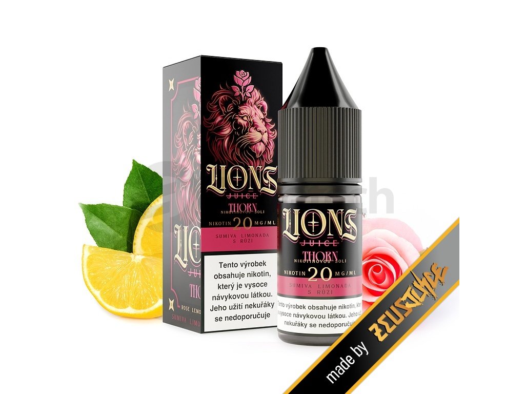Lions Juice Salt - Thorn - 20mg, produktový obrázek.
